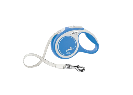 Flexi - Rullebånd New Comfort Tape, 3m, XS, maks 12 kg, Blå - Hund - Halsbånd - ZOO.no