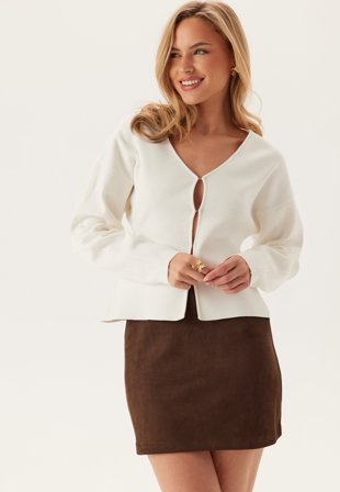 BUBBLEROOM - Faux Suede Mini Skirt - XL