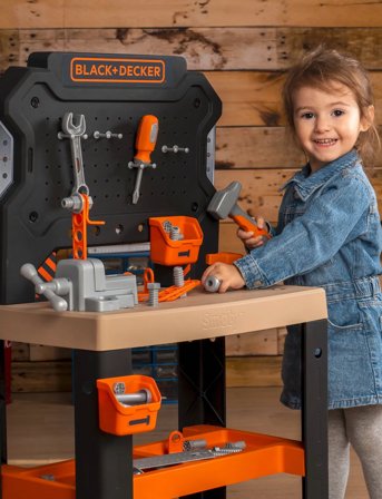 Smoby Black&Decker Bricolo Workbench - Black - ONE SIZE