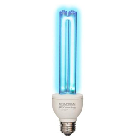 UV Lyspære, 25 Watt UVC Lampe for Kjeller/Lager/Bil, E27 220V (Ozon)