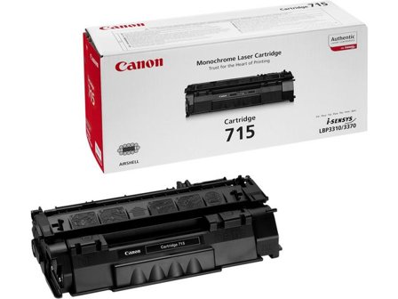 Canon Toner, 715, svart, singelförpackning, 1975B002 - Lyreco - Toner och bläck - Tonerkassetter - Toner Canon