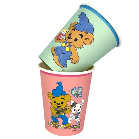 Pahvimukit Bamse 8-kpl