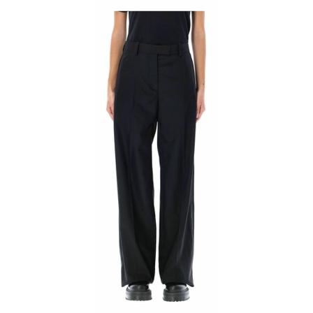 Raf Simons, Wide Trousers Zwart, Dames, Maat:S