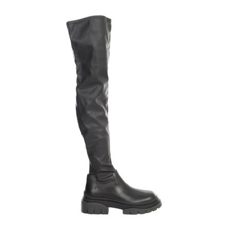 Ash, Mustang High Boots Czarny, Kobieta, Rozmiar: 40 EU