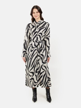 B. COPENHAGEN - Kjole - Mønstret - Bindebånd