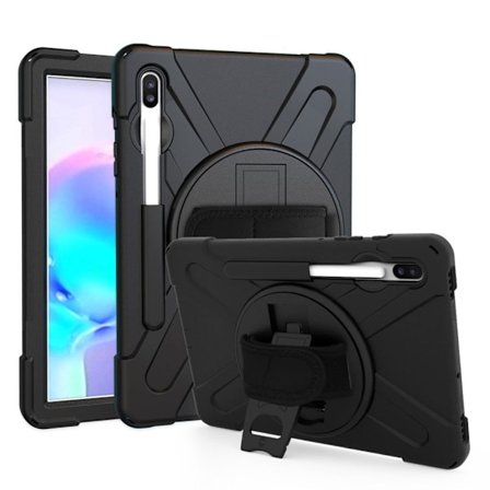 Samsung Galaxy Tab S6 X-Formet kombo etui - Sort