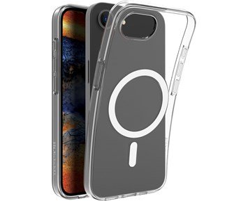 dbramante1928 iPhone 16e - Greenland Pro MS - Clear - MagSafe-skal i miljösmart material till iPhone 16e