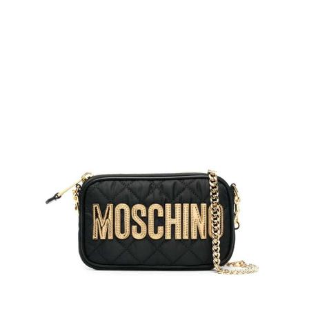 Moschino, Bag Zwart, Dames, Maat:ONE Size,nylon