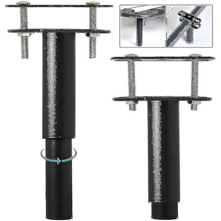 2 stk Justerbar Høyde Senterstøtteben For Sengeramme, Seng