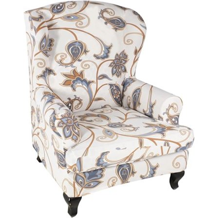 1 stk. Wingback Stolebetræk Slipcovers Stretch Wing Stolebetræk Spandex Sofa/Lænestol Skridsikker Møbelbeskytter til Stue