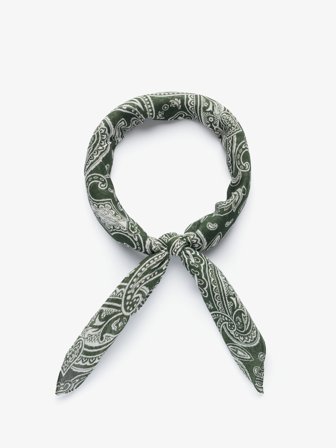 John Henric Men's Grøn Bandana Paisley Size Onesize