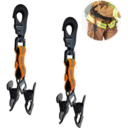 2 stk Brannmannsarbeids Hanskeholder, Taktisk Belte Hanskehold DXGHC