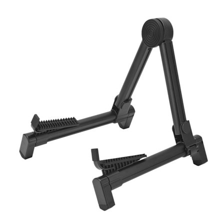 Sammenklappelig guitarstativ gulv sammenklappelig holder universel til akustisk elektrisk guitar bas ukulele violin mandolin