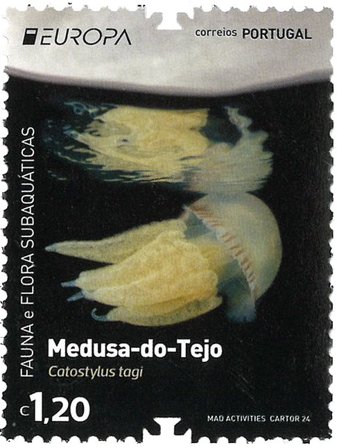 Portugal - EUROPA 2024 Undervandsfauna og -flora - Postfrisk frimærke