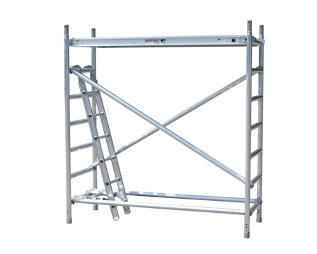 Skeppshultstegen 283-219 Påbyggnadspaket 1850 x 750 mm, 2 meter, Stegar & ställningar
