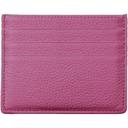 Slank kreditkortholder i læder til kvinder, damer, piger, børn - Lilla