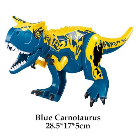 Jurassic Dinosaur Building Blocks -sarja: T-Rex, Raptor, Triceratops & Indominus Rex -figuurit