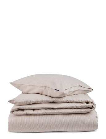 Lexington Home Striped Lyocell Flannel Bed Set - Beige - 220X220/50X60X2
