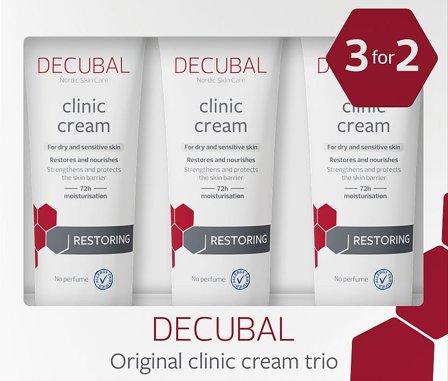 Decubal Clinic Creme 3for2, Skincare, Skincare, Sampak