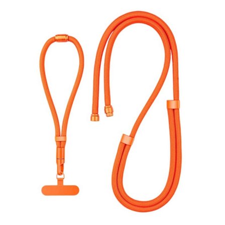 3-i-1 Justerbar Telefon-Lanyard med Stålklemme Konvertibel Hals Skulder Håndleddsstropp Universell Telefon-Lanyard for Daglig Matcha Grønn(h})