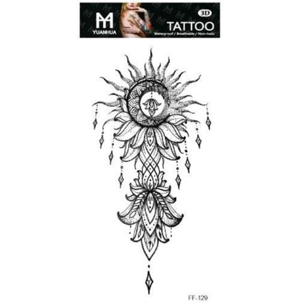 Tillf llig Tatuering 19 x 9cm - Tufft v xtmotiv med m ne