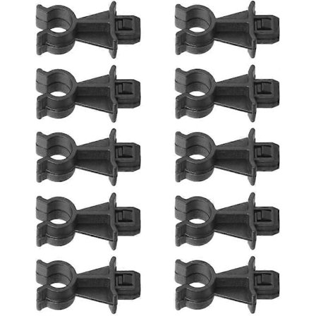 10 stk. Holderklips for panserstøttestang, Klips for panserstøttestang, Panserstøtteklemme, Panserstøttespenne, Festeklips for panserstang
