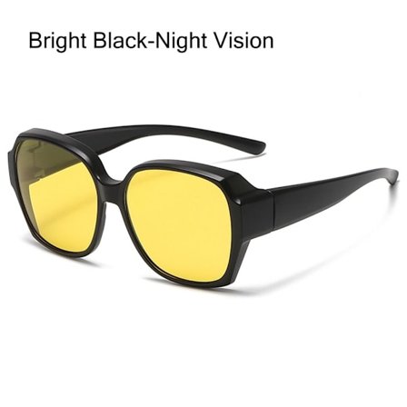 Polariserte solbriller over briller UV-beskyttelse Brukes over reseptbelagte briller