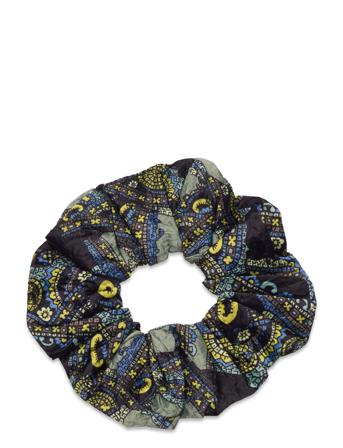 Crinkle Satin Scrunchie Accessories Hair Accessories Scrunchies Multi/mønstret Ganni