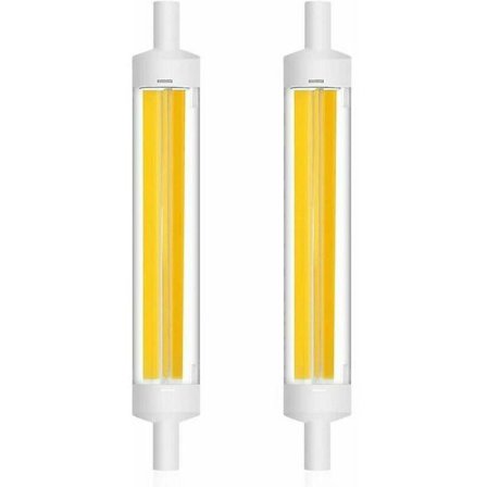 R7S Keramisk COB Justerbar Pæreholder Type: R7S Spænding: 220V-240V Effekt: 15W Farvetemperatur: Koldt Hvid (6000K-6500K) Lumen: 1500LM Output Vinkel: