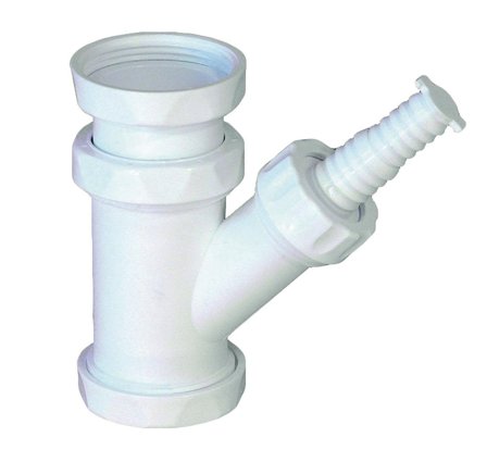 Purus 8077136 Tilkobling til oppvask- og vaskemaskin G25 x G40 x 40 mm, Innendørsavløp