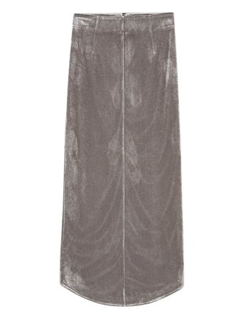 REMAIN Birger Christensen | Velvet Mesh Skirt | 46