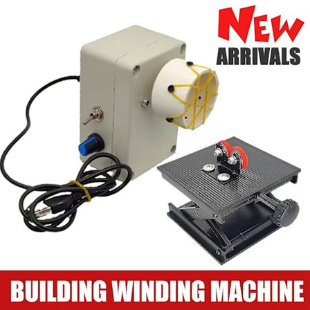 Bærbar Fiskestang Bygging Viklemaskin Elektrisk Drift Fiskestang Verktøy DIY