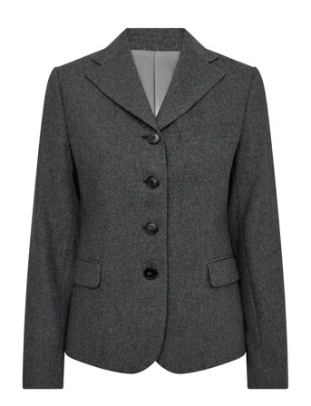 Bs Maria Slim Fit Blazer Grey Bruun & Stengade