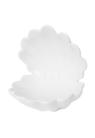 PORTOLINO LIVING Förvaringsskål SHELL Dekoration Vit ONESIZE