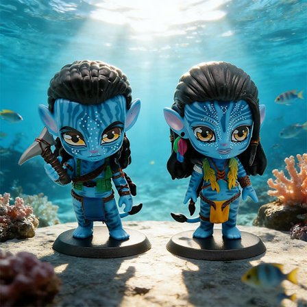 Neytiri Cosbaby Avatar figur 10 cm Tilfældig levering