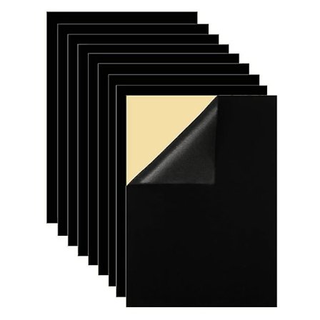 10 stk. selvklæbende filtstof, blødt fløjls skuffeindlæg, gør-det-selv fløjlsstof til kunst & håndværk smykker