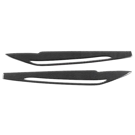 2 kpl hiilikuitua ajovalon kulmakarvat silmäluomet koristelu sopii X5 X6 F15 F16 2014-2018
