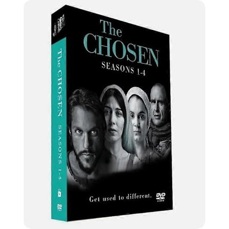 The Chosen: Den komplette serie sæson 1-4 engelsk version (DVD, 10-diske)