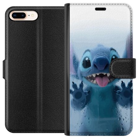 Kompatibel Tegnebogsetui til Apple Apple iPhone 8 Plus Stitch ved et vindue i sød stil