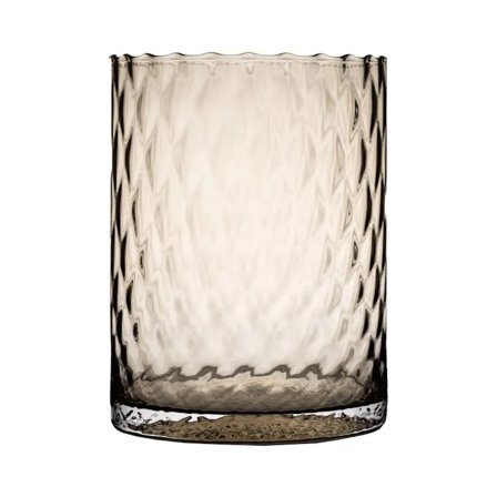 Halvor Bakke Harlekin Lykt/Vase 24cm Brun