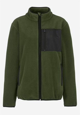 Cellbes of Sweden - Bekväm fleecejacka - mörkgrön - för herrar - 5XL