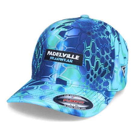 Padelville - Bleu flexfit Casquette - Logo Box Pontus Kryptek Blue Flexfit @ Hatstore