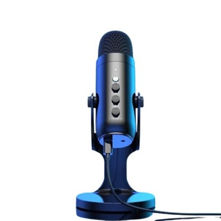 USB mikrofon för PC Mac spel inspelning streaming poddsändning, dator kondensator mikrofon med telefon adapter hörlurar utgång