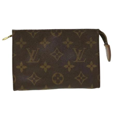 Louis Vuitton Vintage, Pre-owned Canvas pouches Bruin, Dames, Maat:ONE Size,leer