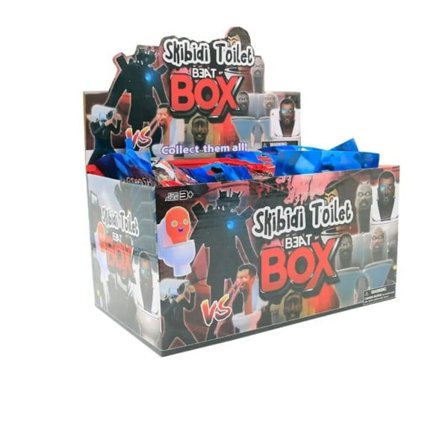 24 Pack Skibidi Toalett Figur Mystery Låda Blind Låda Leksaker Gåvor till Halloween Jul Figur Dekorativa