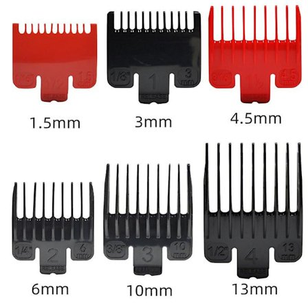 1 sæt 8 stk. T9 hårtrimmer-beskyttelseskamme, guidekamme, trimmer-skærekamme, stylingværktøjer, tilbehør, kompatibel