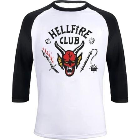Stranger Things Kläder T-shirt Hellfire Vuxen Xxl