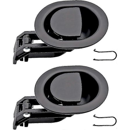 2 kpl Universaaleja kestäviä metallisia sohvan tuolin lepotuolin vapautusvetokahvoja varaosia, sopii Ashleylle, Lazy Boylle ja useimmille 