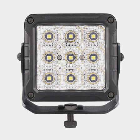 Headlight 1852-Marine, LED, 10 - 30 V DC, 13.7 - 45.6 W, black