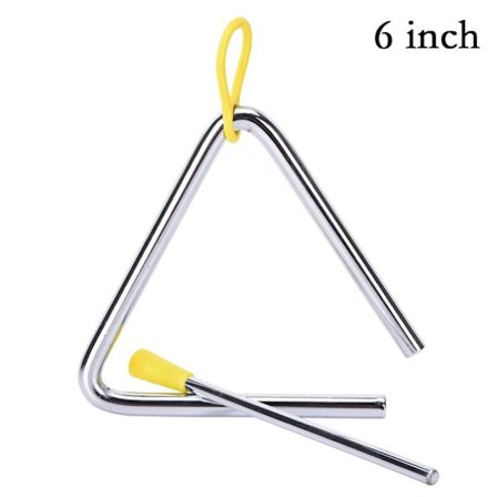 Metal Musical Triangle Steel Percussion Educational Instrument
